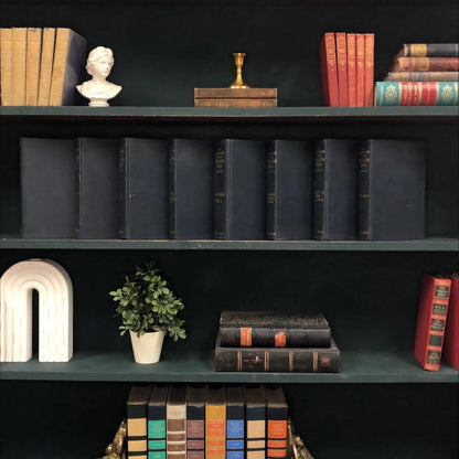 Classic Books by the Foot: Antique Bible Commentary Set B.H Carroll Christian Library Decor, Display Hardcovers