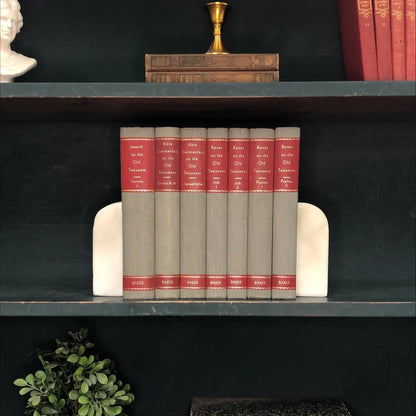Classic Books by the Foot: Vintage Christian Barns Commentary Old Testament Scholar Library Decor, Display Hardcovers