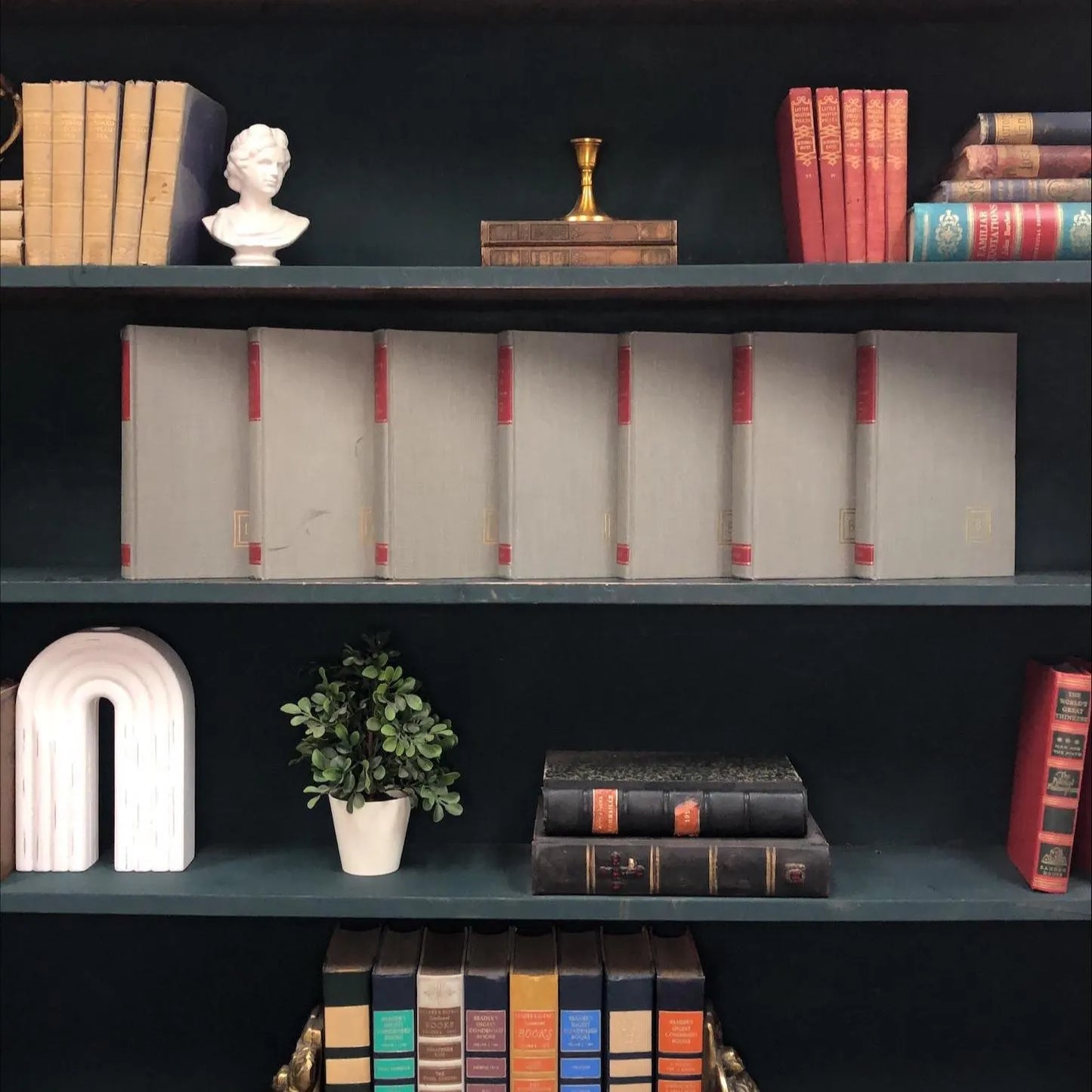 Classic Books by the Foot: Vintage Christian Barns Commentary Old Testament Scholar Library Decor, Display Hardcovers