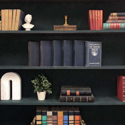 Classic Books by the Foot: Antique Christian Theology Academia Library Decor, Display Hardcovers