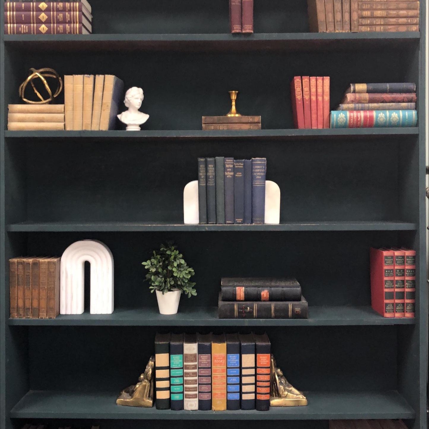Classic Books by the Foot: Antique Christian Decorative Seminary Library, Display Hardcovers