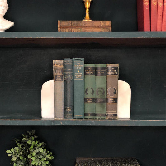 Classic Books by the Foot: Antique American Classics Book Set Cabin Study Decor, Display Hardcovers