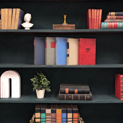 Classic Books by the Foot: Sophisticated Vintage Classic Library Academia Office Decor, Display Hardcovers