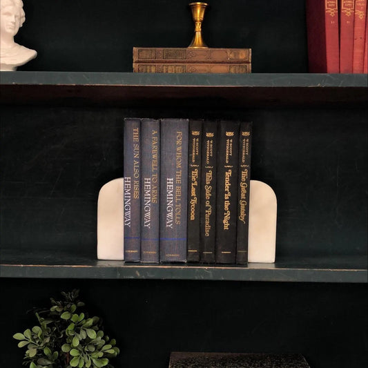 Classic Books by the Foot: Vintage Hemingway and Fitzgerald Moody Classic American Decor, Display Hardcovers