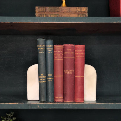 Classic Books by the Foot: Antique Victorian Gentleman's Classic Book Library Bundle, Display Hardcovers set