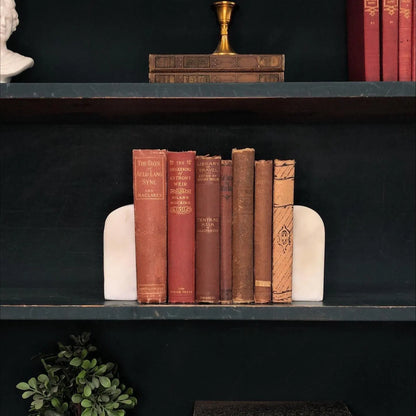 Classic Books by the Foot: Antique Burgundy and Brown 19th Century Book Bundle Victorian Parlor Decor