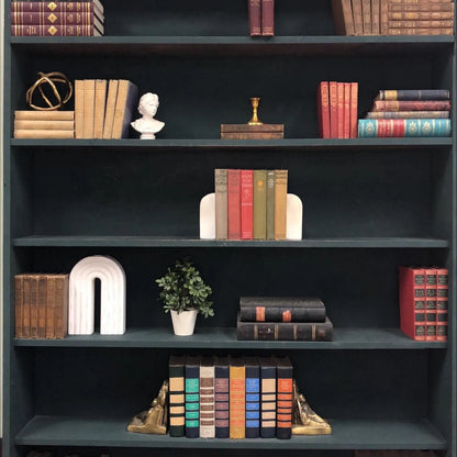Classic Books by the Foot: Vintage Novel Book Set Rustic Cottage Library Decor, Hardcover Display