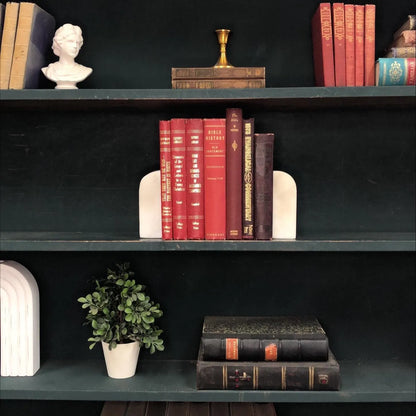Classic Books by the Foot: Vintage Red Christian Book Bundle Theology Study Library Decor, Hardcover Display