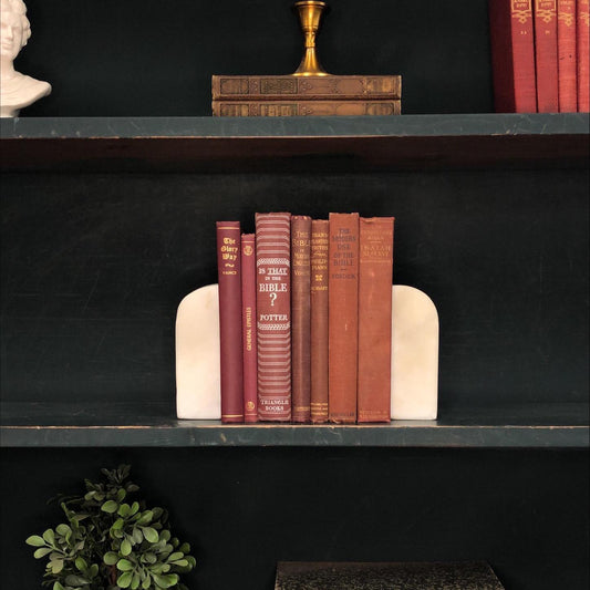 Classic Books by the Foot: Vintage Christian Book Bundle Warm Dark Theology Academia Decor, Hardcover Display