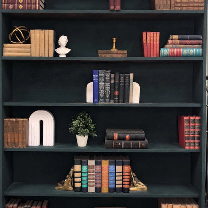 Classic Books by the Foot: Antique Victorian 1800's Book Bundle Gothic Study Library Decor, Display Hardcovers