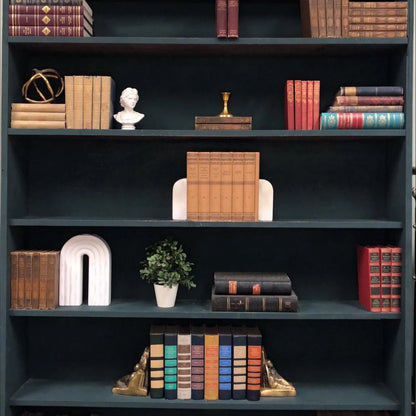 Classic Books by the Foot: Harvard Classics Brown Collier 6 volume set, Display Hardcovers