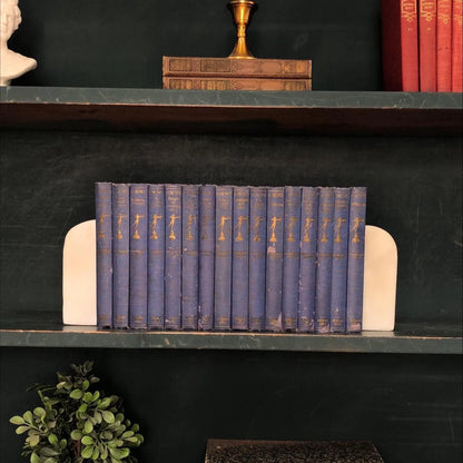 Classic Books by the Foot: Complete O. Henry Purple Book Set Antique Literary Library Decor, Hardcover Display