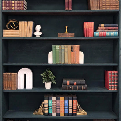 Classic Books by the Foot: Vintage Western Novel Book Collection Rustic Western Cabin Decor, Hardcover Display