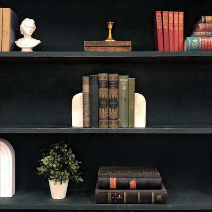 Classic Books by the Foot: Antique Ornate Green Book Collection Scholar Library Decor, Display Hardcovers
