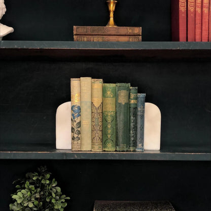 Classic Books by the Foot: Victorian Green and Ivory Ornate and Embossed Book Collection 19th Century Library Decor, Display Hardcovers