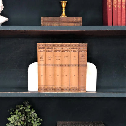 Classic Books by the Foot: Harvard Classics Brown Collier 6 volume set, Display Hardcovers