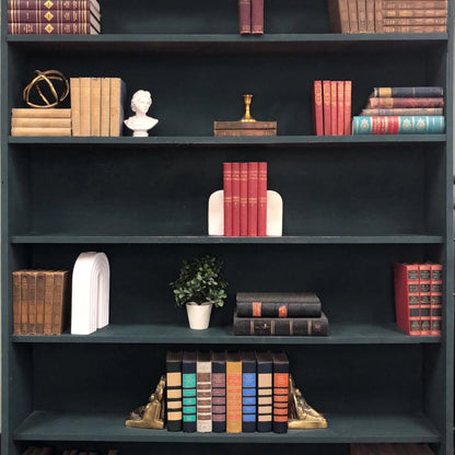 Classic Books by the Foot: Antique Red 1900's Nations of the World Book Collection Historical Library Decor, Display Hardcovers