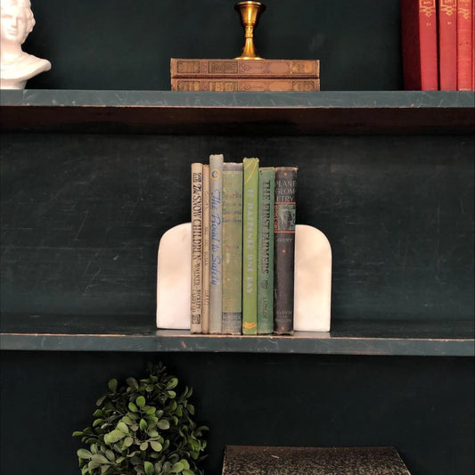 Classic Books by the Foot: Vintage Blue and Green School Readers Children's Book Bundle Mid Century Cottage Library Decor