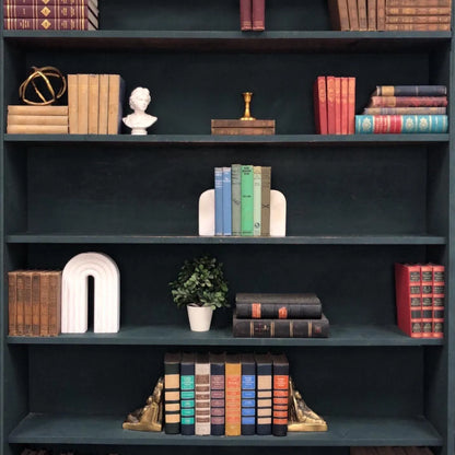Classic Books by the Foot: Antique Blue and Green Children's Adventure Books Campfire Girls Home Library Decor