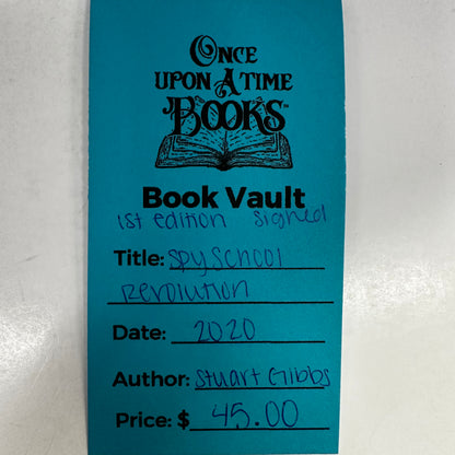 Spy School Revolution - Stuart Gibbs - 1st Edition - Signed - 2020