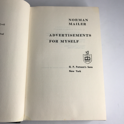Advertisements for Myself - Norman Mailer - 1st Edition - 1959