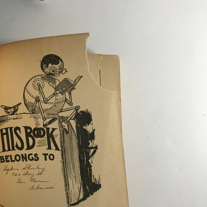 Tik-Tok of Oz - L. Frank Baum - 1914 - Missing 2 Corners in Front