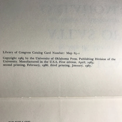 Historical Atlas of Oklahoma - John W. Morris and Edwin C. McReynolds - 1967