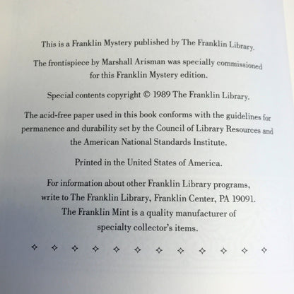 Dr. Jekyll and Mr. Hyde - Robert Louis Stevenson - Franklin Library - 1989