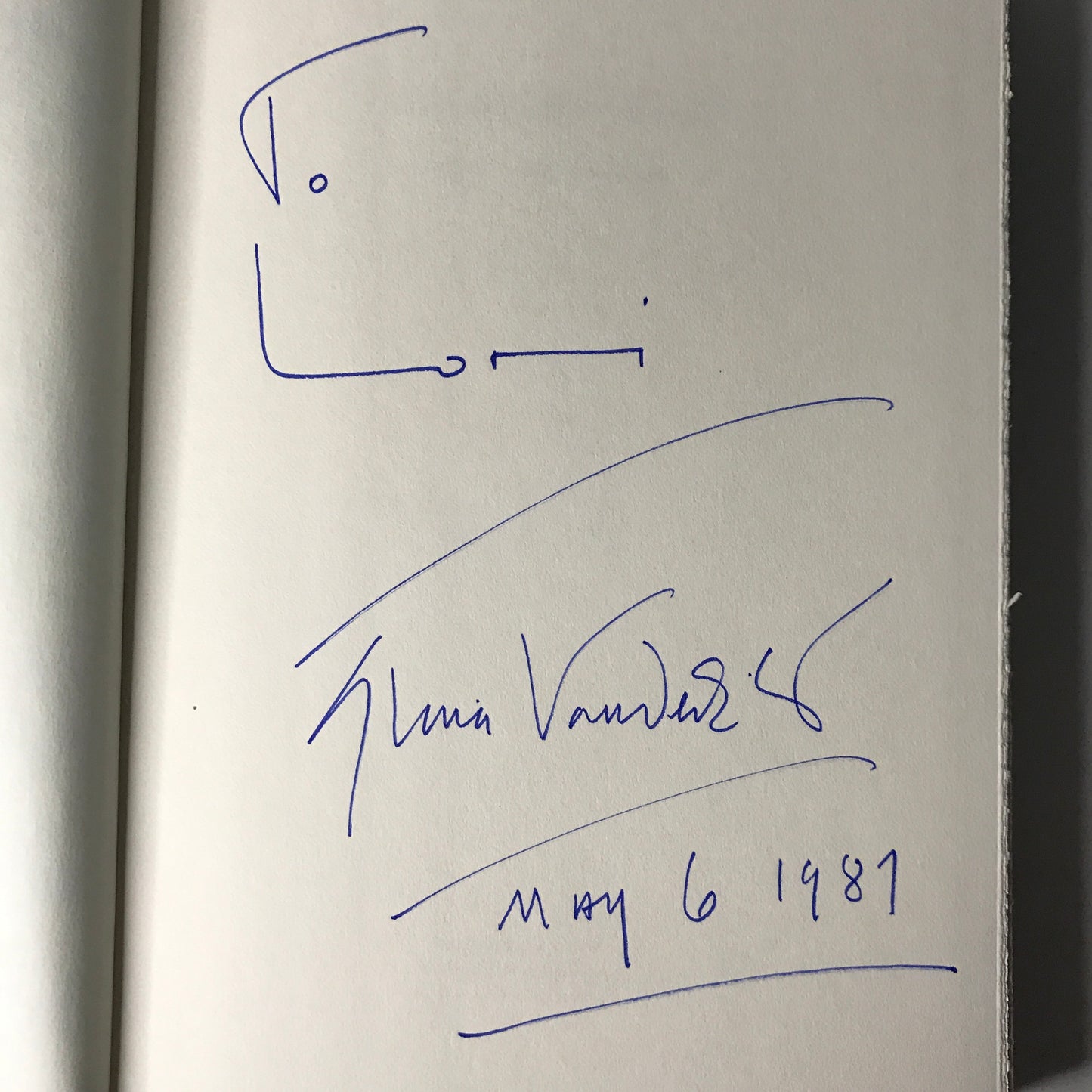 Black Knight White Knight - Gloria Vanderbilt - Signed 1st Edition - 1987