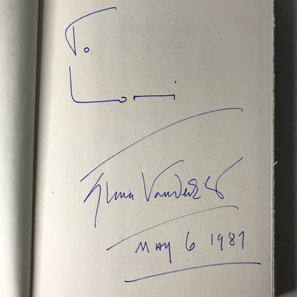 Black Knight White Knight - Gloria Vanderbilt - Signed 1st Edition - 1987