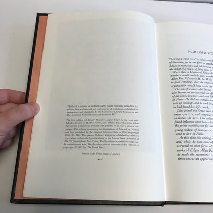 Twenty Thousand Leagues Under the Sea - Jules Verne - Easton Press - 1977