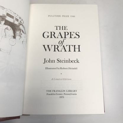 The Grapes of Wrath - John Steinbeck - Franklin Library - 1975