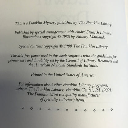 The Mystery of Edwin Drood - Charles Dickens - Franklin Library - 1988