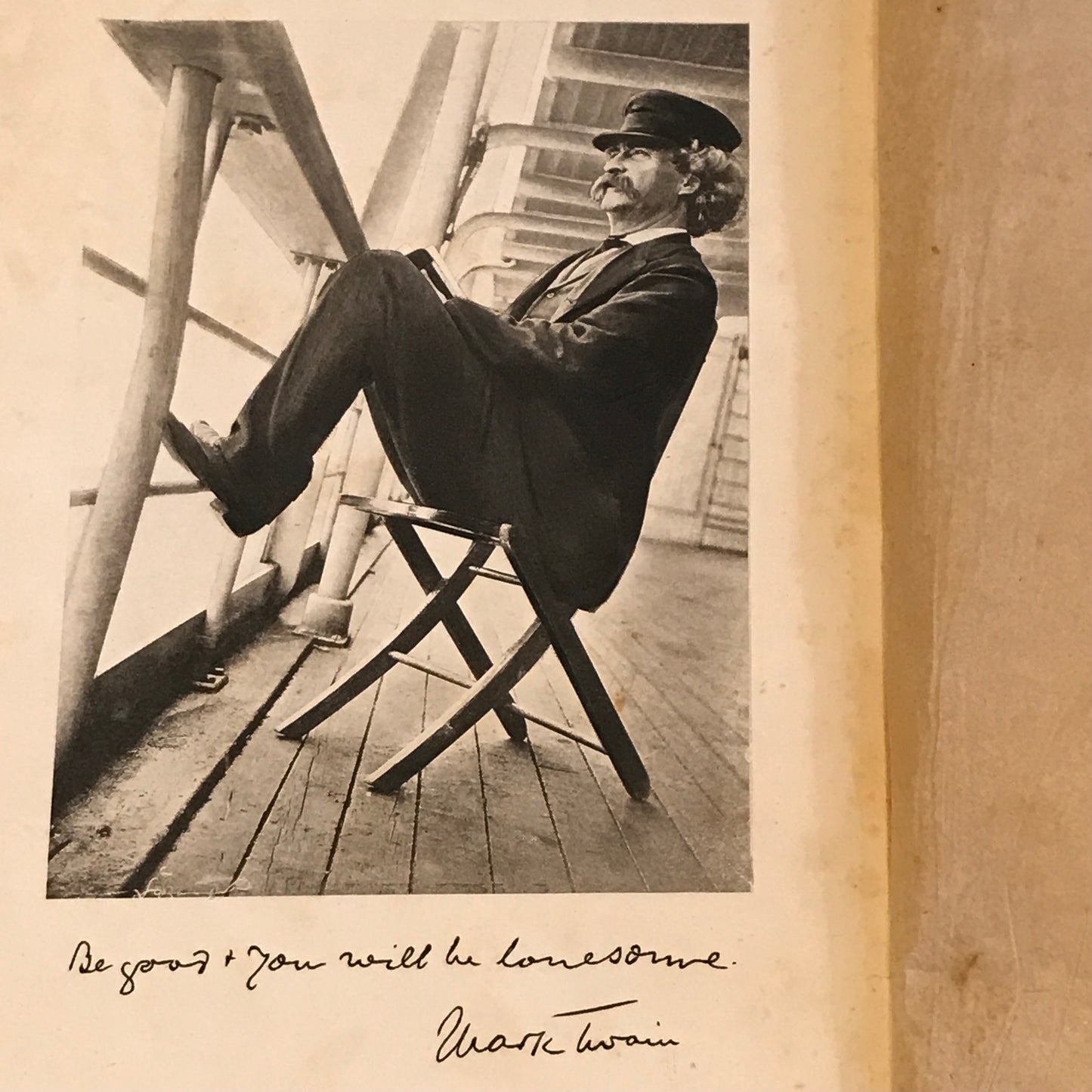 Following the Equator - Mark Twain - 1898 - First Trade Edition - Portrait with FACSIMILE Signature