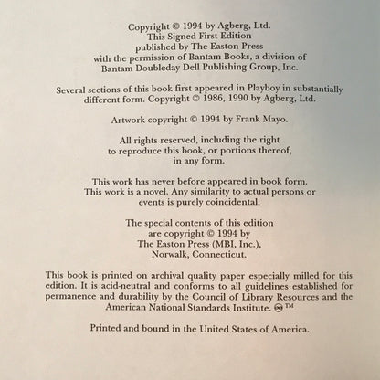 Hot Sky at Midnight - Robert Silverberg - Signed - 1st Edition - Easton Press - 1994