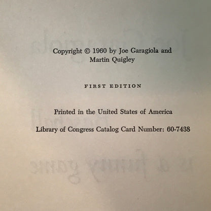 Baseball is a Funny Game - Joe Garagiola - Signed - 1st Edition - 1960