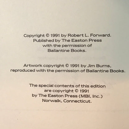 Martian Rainbow - Robert L. Forward - Signed - 1st Edition - Easton Press - 1991