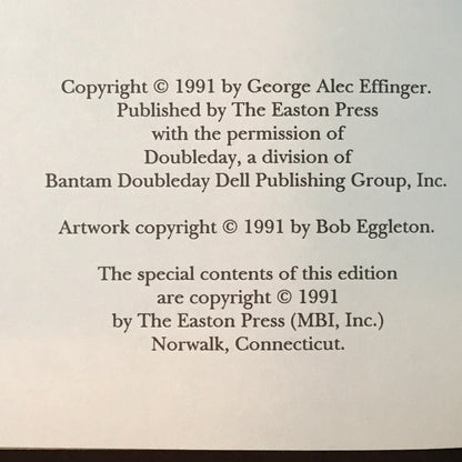 The Exile Kiss - George Alec Effinger - Signed - 1st Edition - Easton Press - 1991