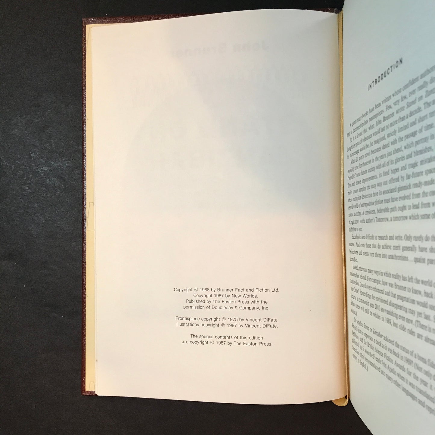 Stand On Zanzibar - John Brunner - Easton Press - 1987
