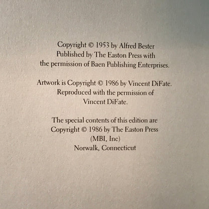 The Demolished Man - Alfred Bester - 1st Thus - Easton Press - 1986
