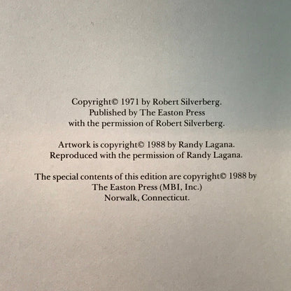 A Time of Changes - Robert Silverberg - Easton Press - 1988