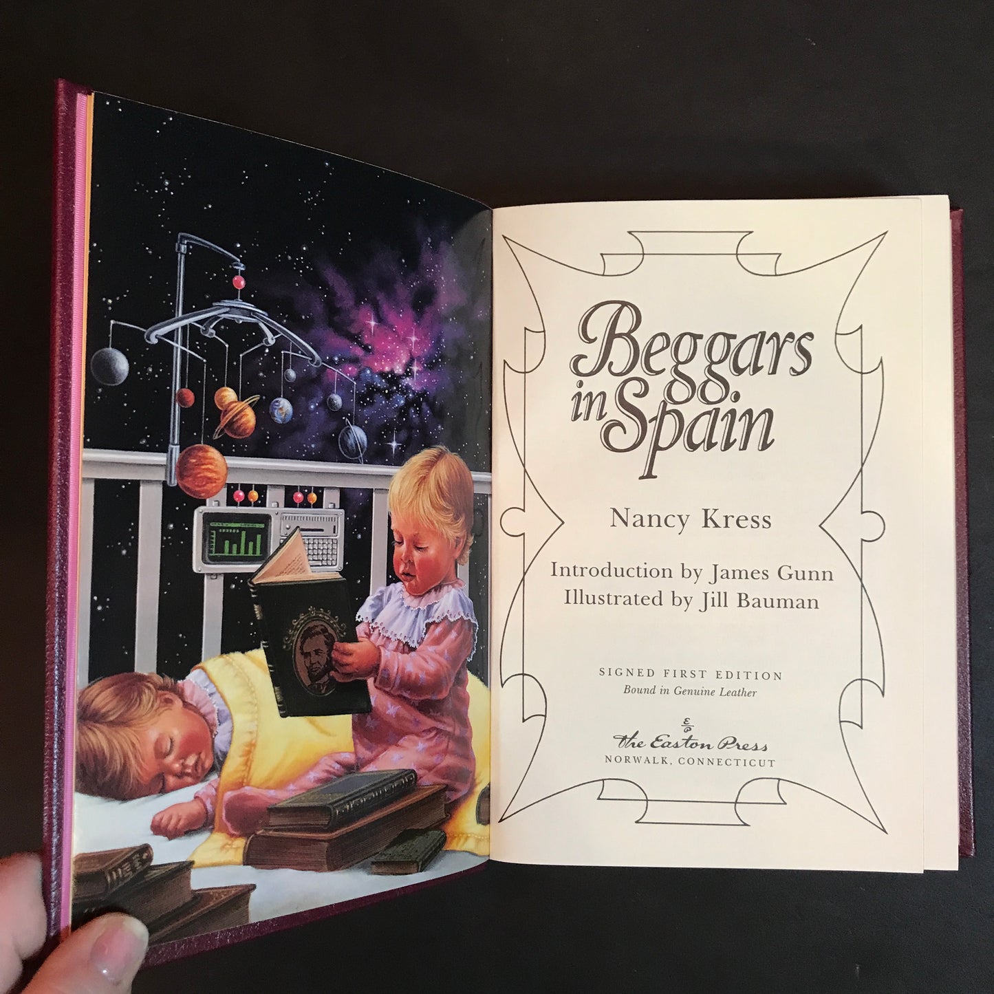 Beggars in Spain - Nancy Kress - Signed - 1st Edition - Easton Press - 1993