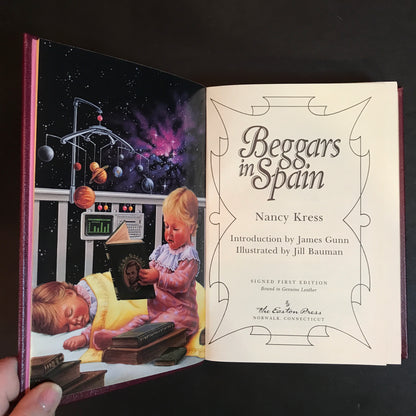 Beggars in Spain - Nancy Kress - Signed - 1st Edition - Easton Press - 1993