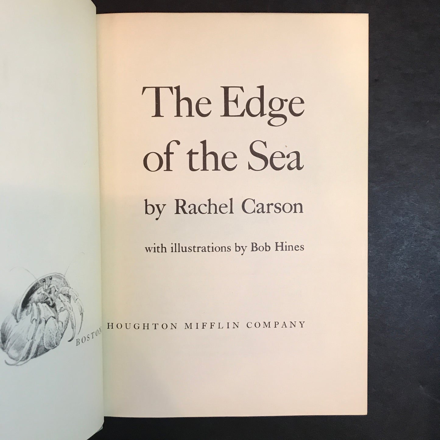 The Edge of the Sea - Rachel Carson - Third Print - 1955