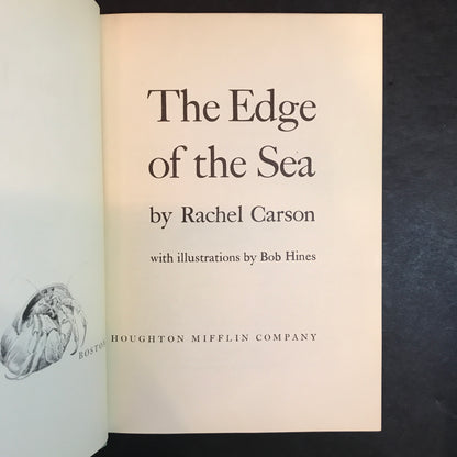 The Edge of the Sea - Rachel Carson - Third Print - 1955