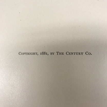 Selected Proofs from Scribner's Monthly and St. Nicholas - The Century Co. - 1881