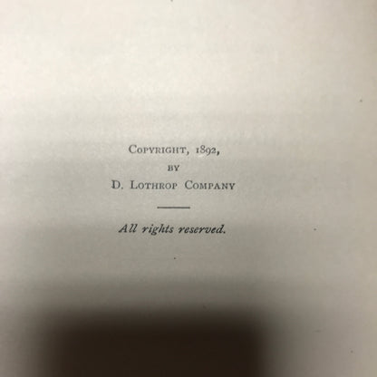 Five Little Peppers Grown Up - Margaret Sidney - Probable 1st Edition - 1892