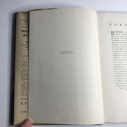 Matching Mountains with the Boy Scout Uniform - Edward F. Reimer - First Edition - Fold Out Plates - 1929