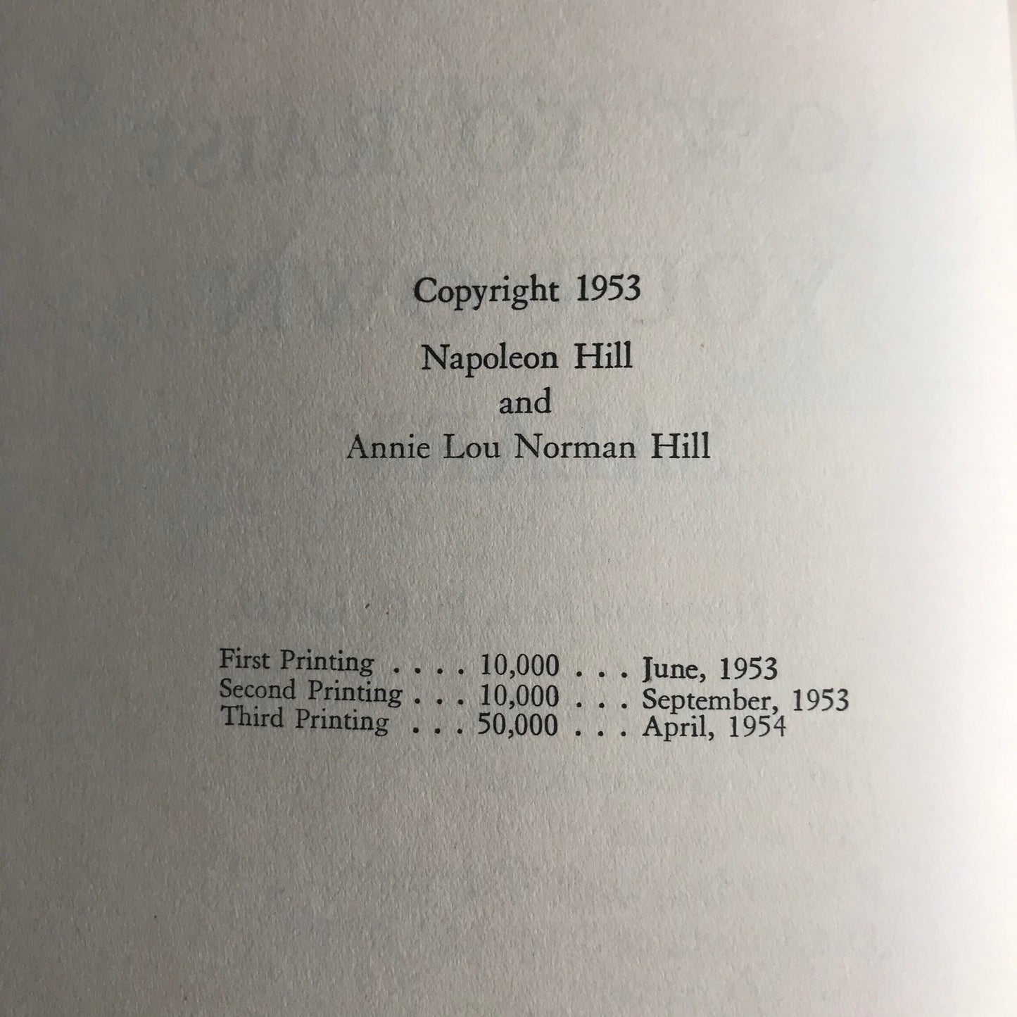 How to Raise Your Own Salary - Napoleon Hill - Signed - 3rd Printing
