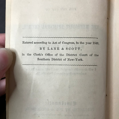 Hymns For The Use of The Methodist Equinox Church - Author Unknown - 1868